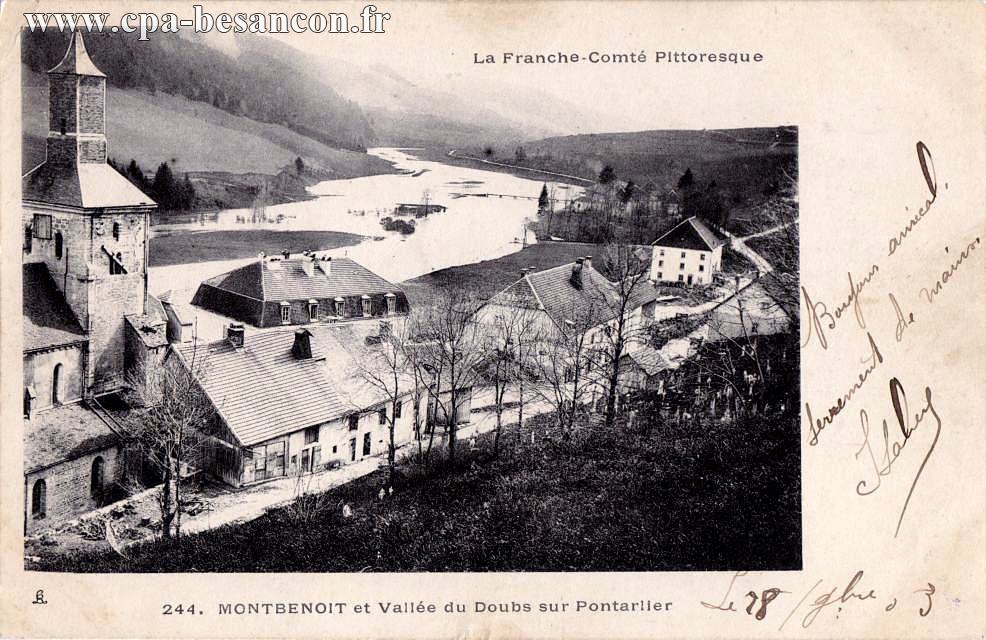 La Franche-Comté Pittoresque - 244. MONTBENOIT et Vallée du Doubs sur Pontarlier